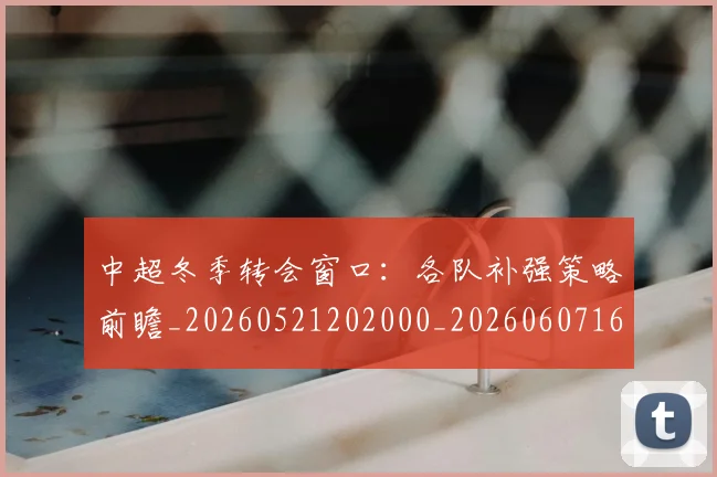 中超冬季转会窗口：各队补强策略前瞻_20260521202000_20260607160723